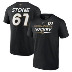 Mark Stone Vegas Golden Knights Fanatics  Authentic Pro Prime Name & Number T-Shirt - Black T-shirts