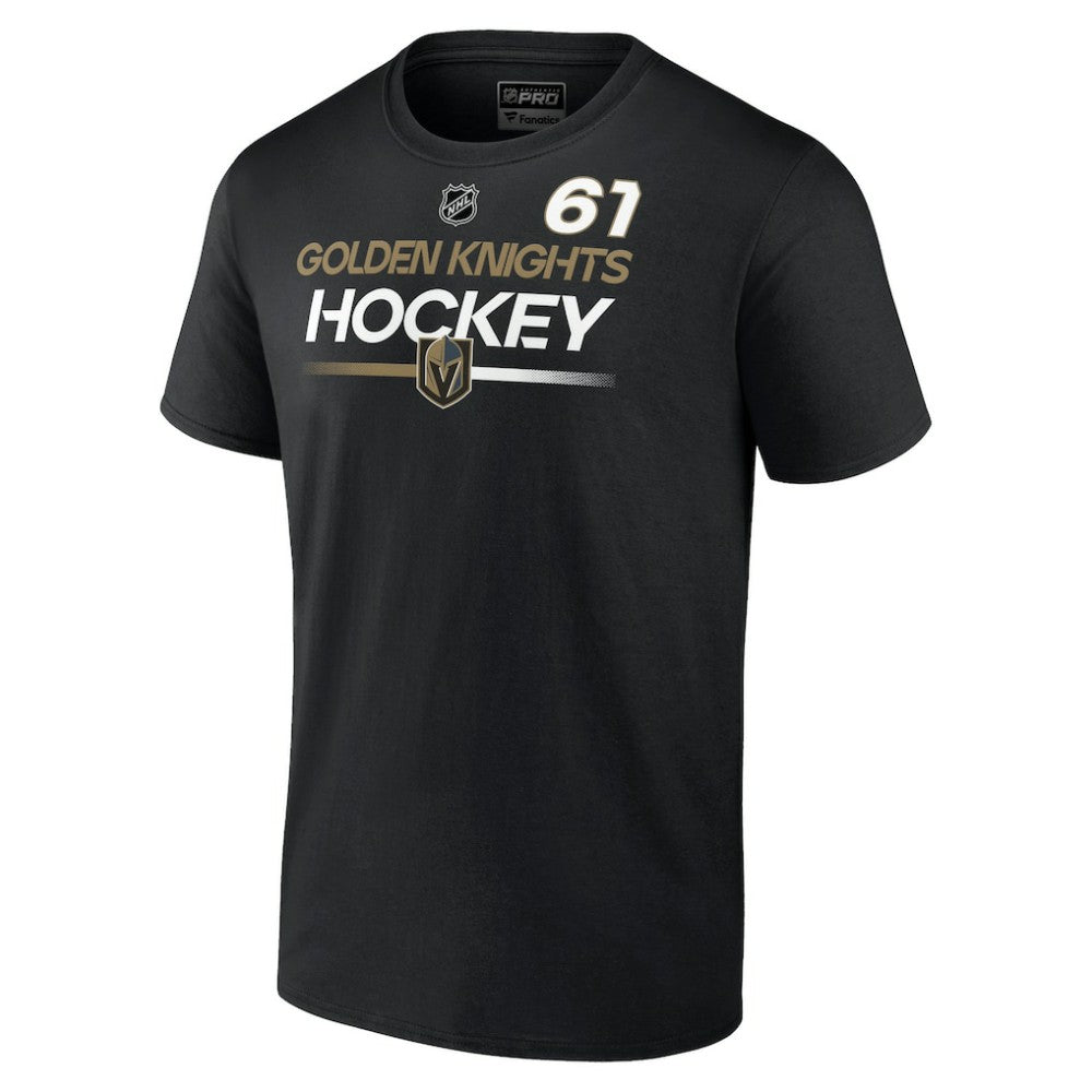 Mark Stone Vegas Golden Knights Fanatics  Authentic Pro Prime Name & Number T-Shirt - Black T-shirts