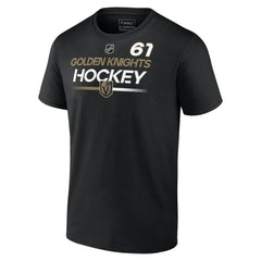 Mark Stone Vegas Golden Knights Fanatics  Authentic Pro Prime Name & Number T-Shirt - Black T-shirts