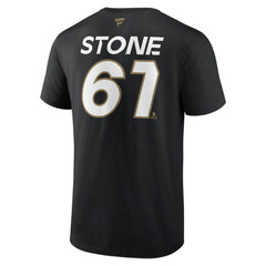 Mark Stone Vegas Golden Knights Fanatics  Authentic Pro Prime Name & Number T-Shirt - Black T-shirts