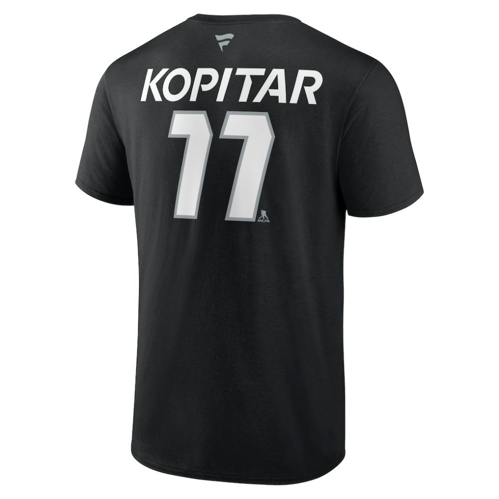 Anze Kopitar Los Angeles Kings Fanatics  Authentic Pro Prime Name & Number T-Shirt - Black T-shirts