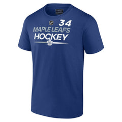 Auston Matthews Toronto Maple Leafs Fanatics  Authentic Pro Prime Name & Number T-Shirt - Blue T-shirts