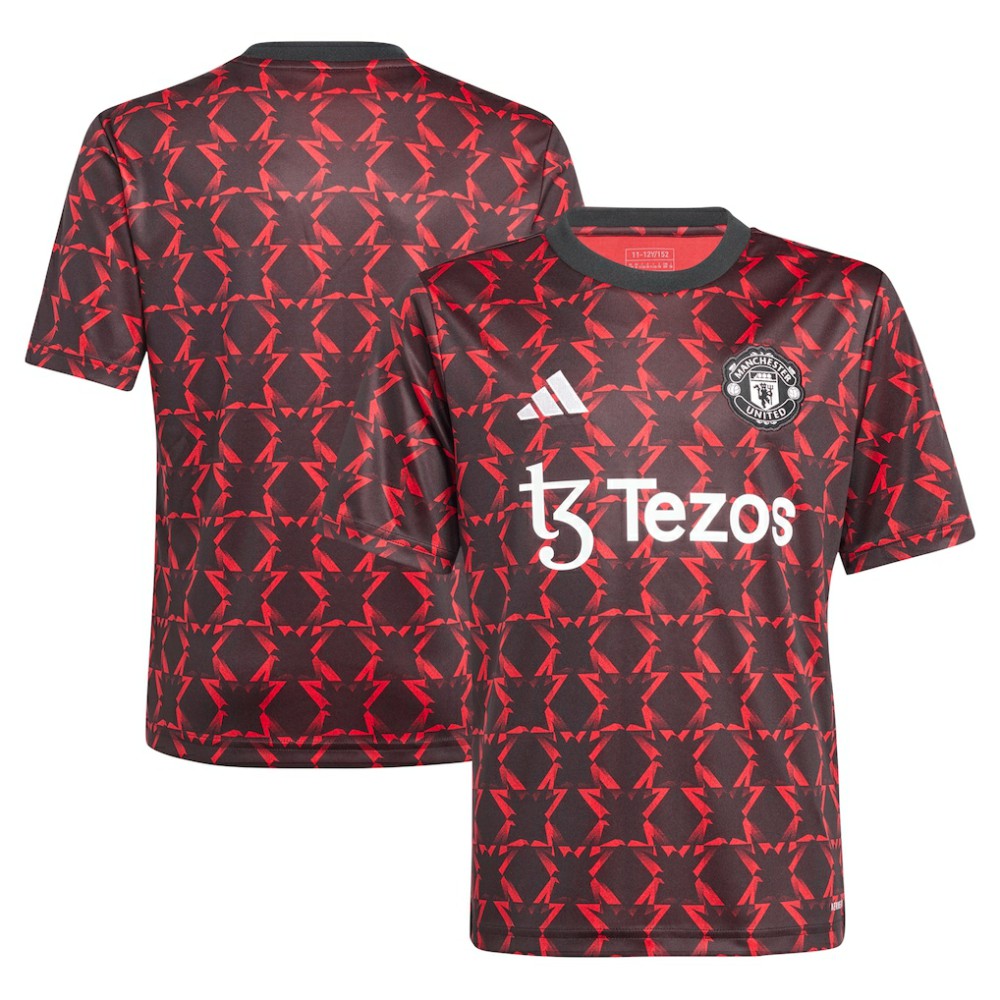 Manchester United Youth 2024/25 Pre-Match Top - Black online