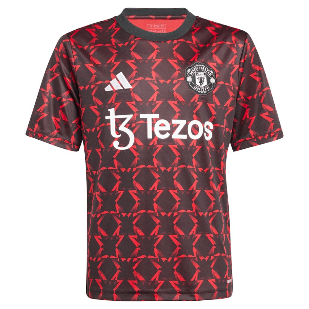 Manchester United Youth 2024/25 Pre-Match Top - Black online