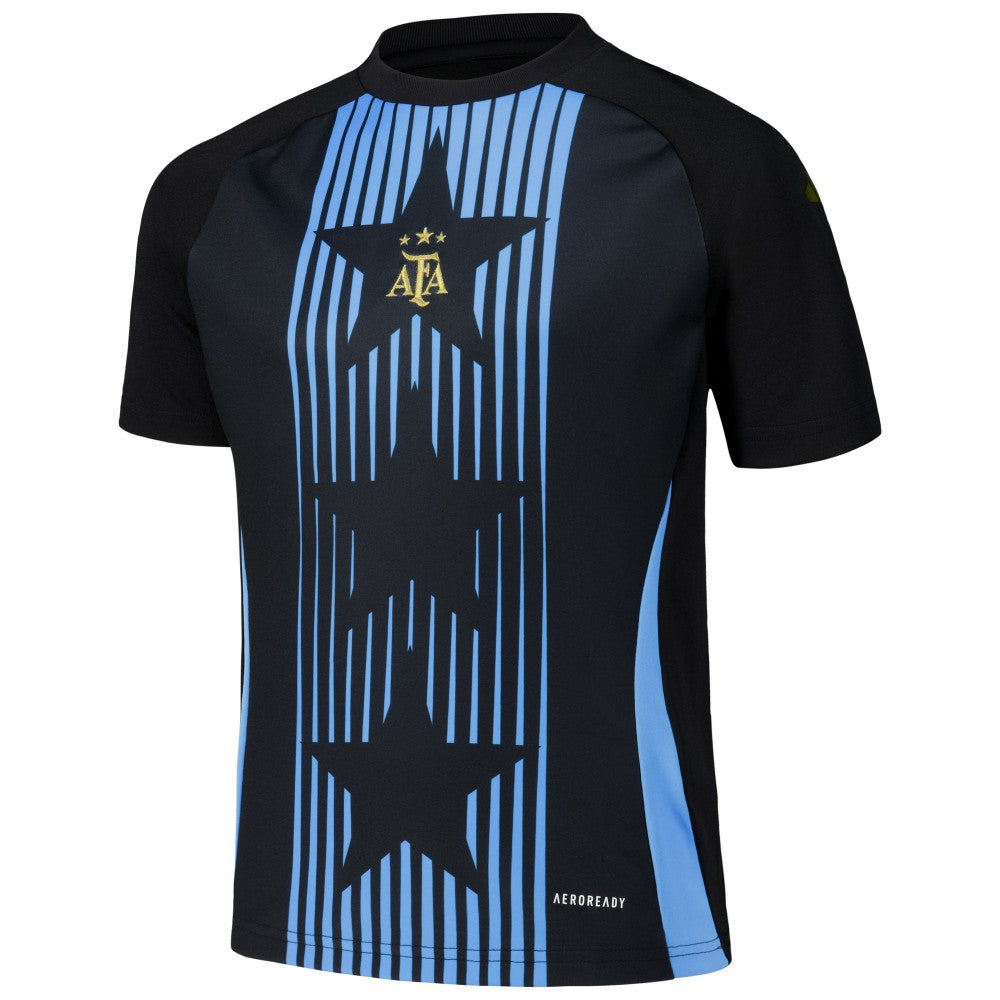 Argentina National Team Youth 2024 Pre-Match Top - Black for sale
