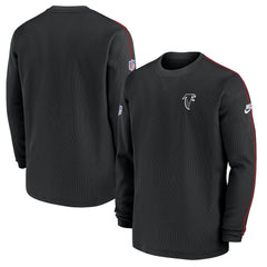 Atlanta Falcons Alternate Logo Coach Long Sleeve Top - Black discount