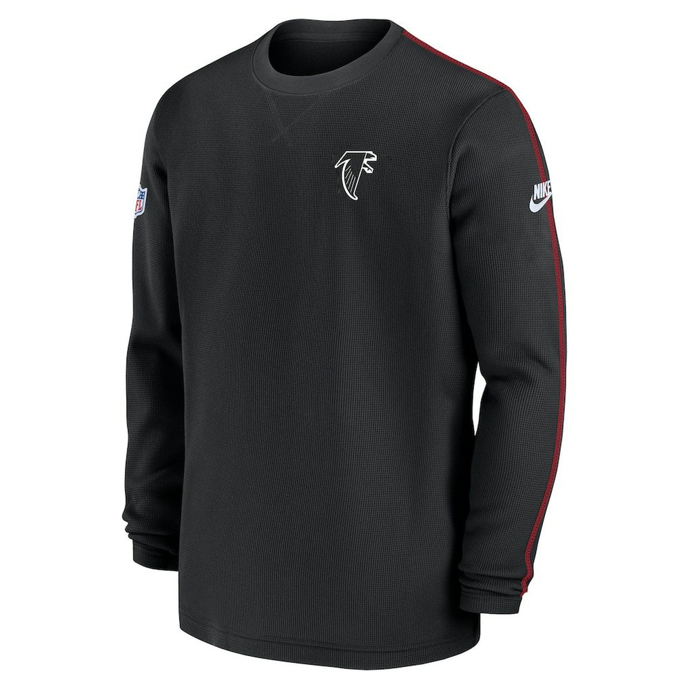Atlanta Falcons Alternate Logo Coach Long Sleeve Top - Black discount