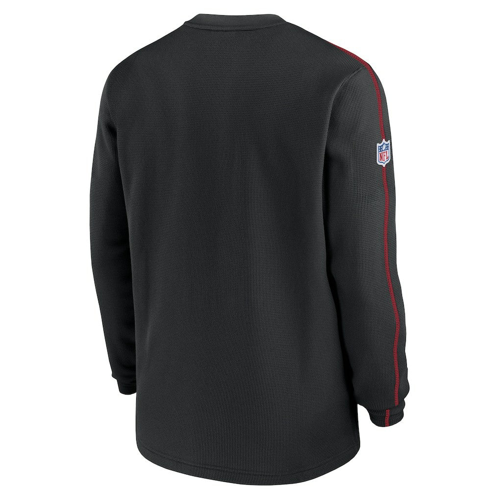 Atlanta Falcons Alternate Logo Coach Long Sleeve Top - Black discount
