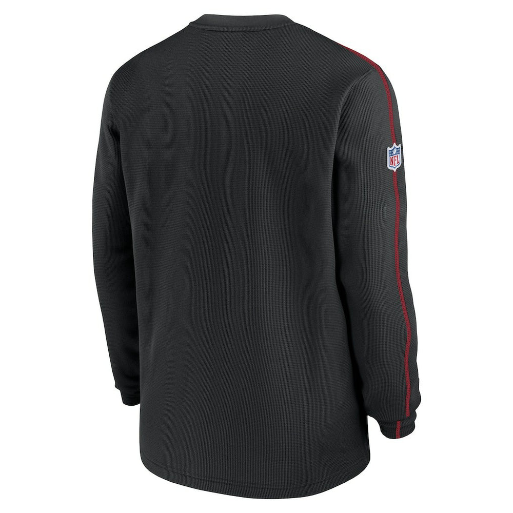 Atlanta Falcons Alternate Logo Coach Long Sleeve Top - Black discount