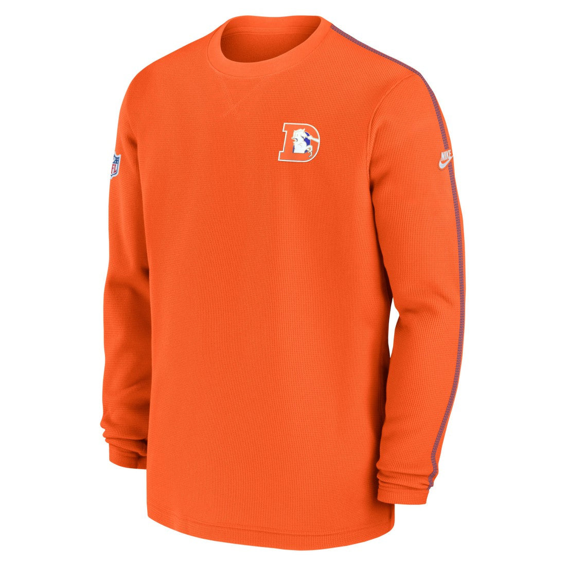 Denver Broncos Alternate Logo Coach Long Sleeve Top - Orange on sale