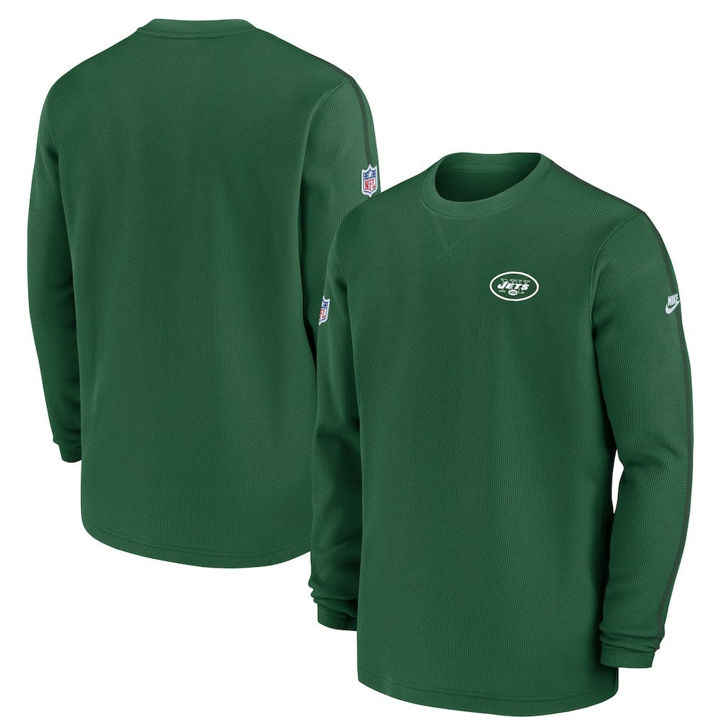New York Jets Alternate Logo Coach Long Sleeve Top - Green outlet