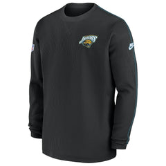 Jacksonville Jaguars Alternate Logo Coach Long Sleeve Top - Black outlet