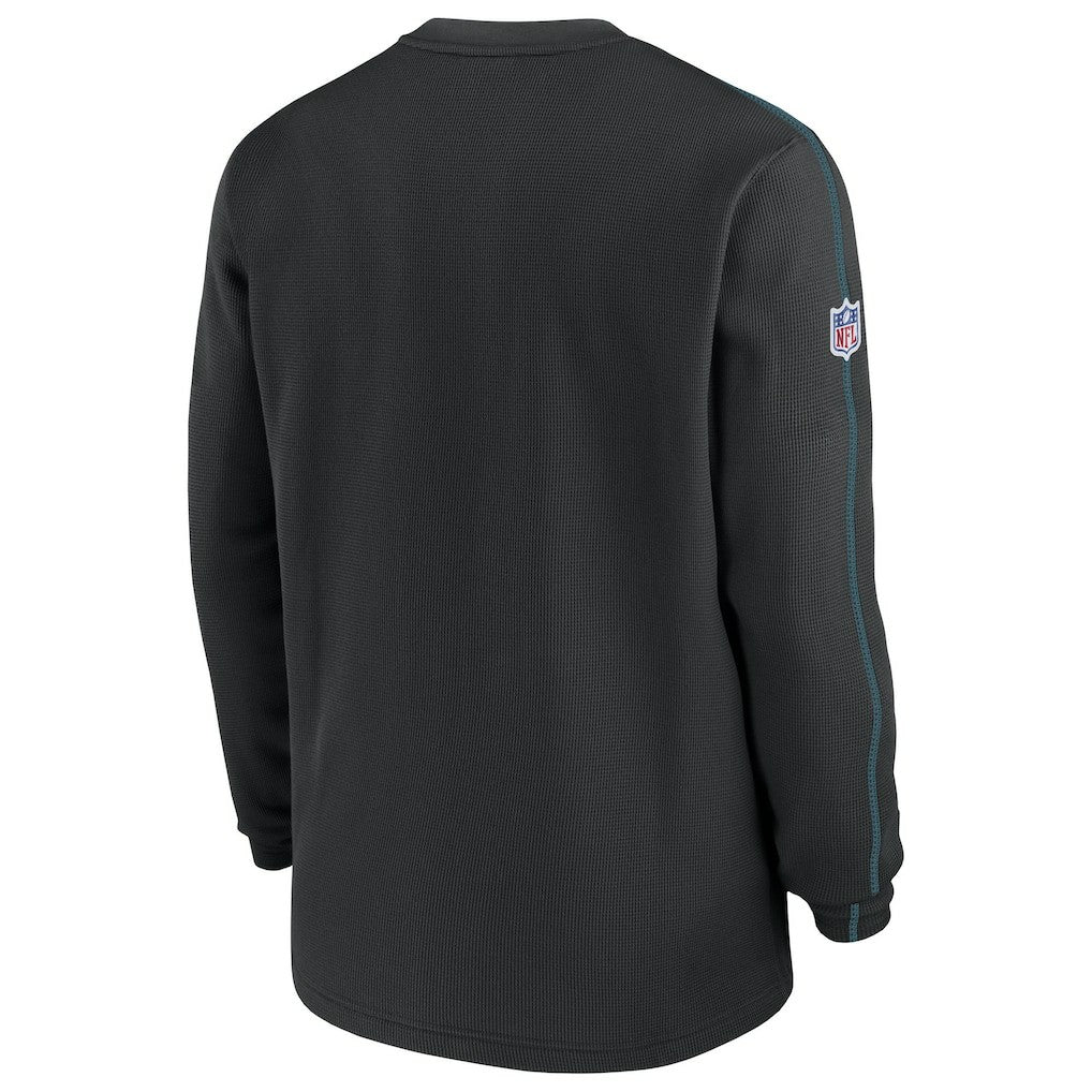 Jacksonville Jaguars Alternate Logo Coach Long Sleeve Top - Black outlet