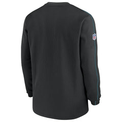 Jacksonville Jaguars Alternate Logo Coach Long Sleeve Top - Black outlet