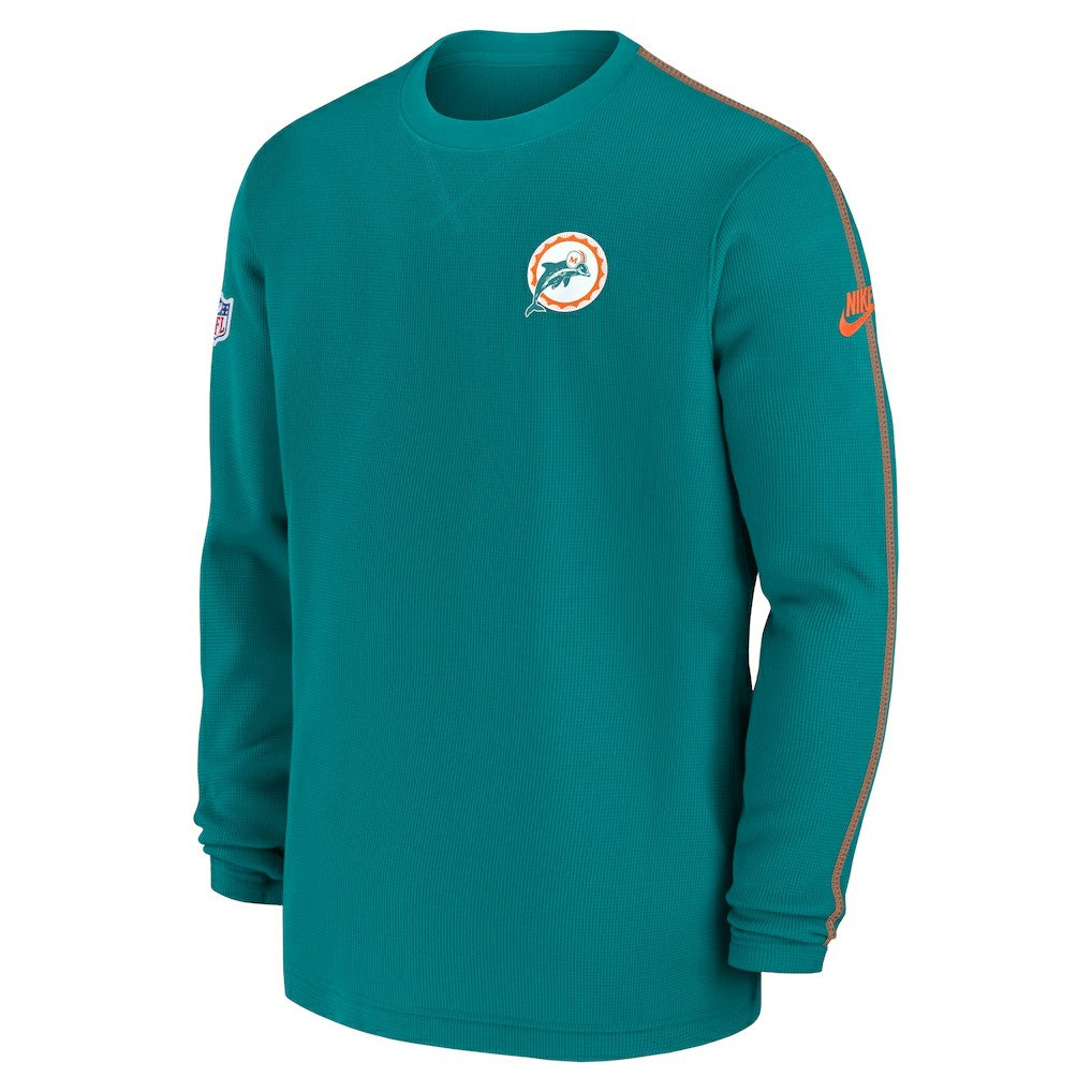 Miami Dolphins Alternate Logo Coach Long Sleeve Top - Aqua online