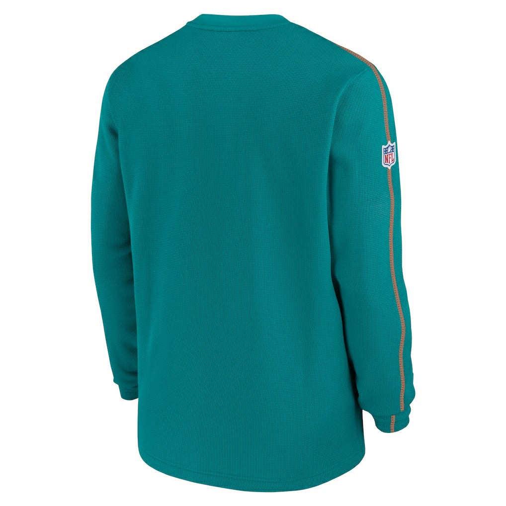 Miami Dolphins Alternate Logo Coach Long Sleeve Top - Aqua online
