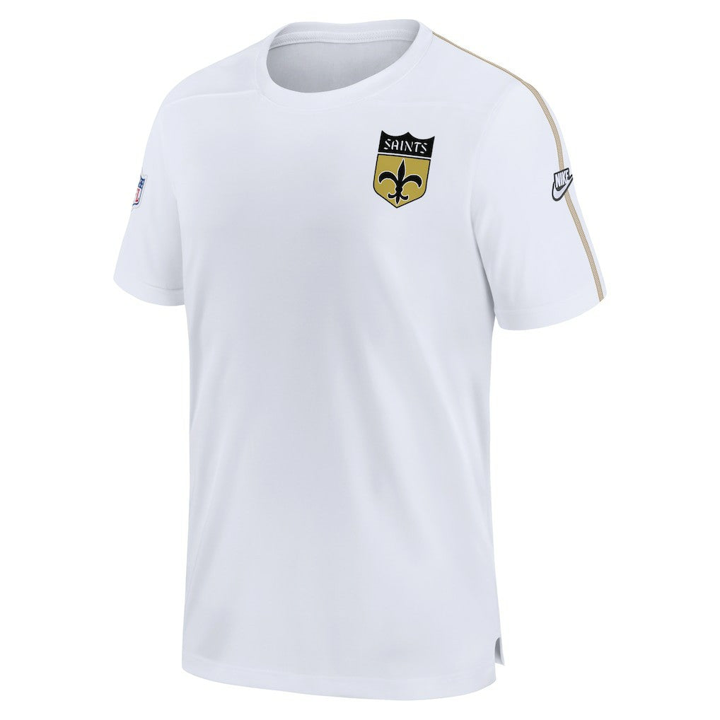 New Orleans Saints Sideline Alternate Logo Coach Performance Top - White cheap