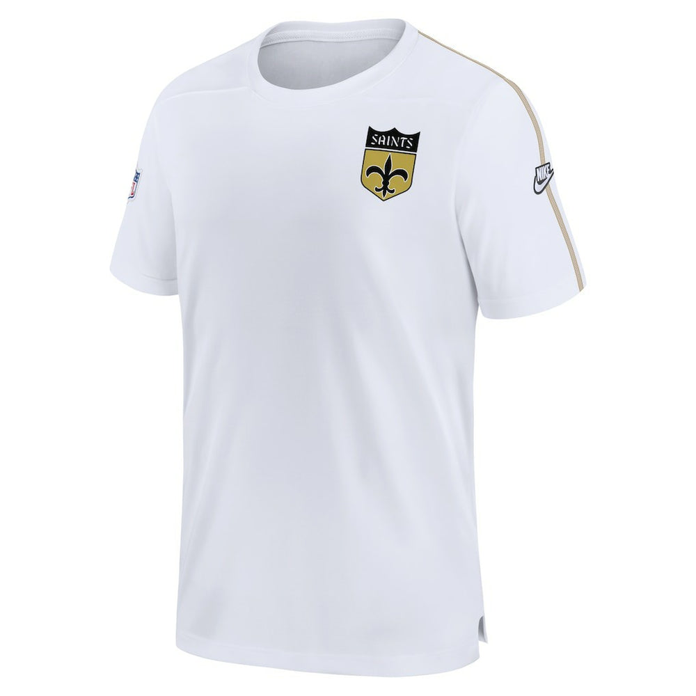 New Orleans Saints Sideline Alternate Logo Coach Performance Top - White cheap