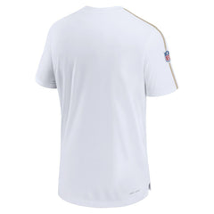 New Orleans Saints Sideline Alternate Logo Coach Performance Top - White cheap