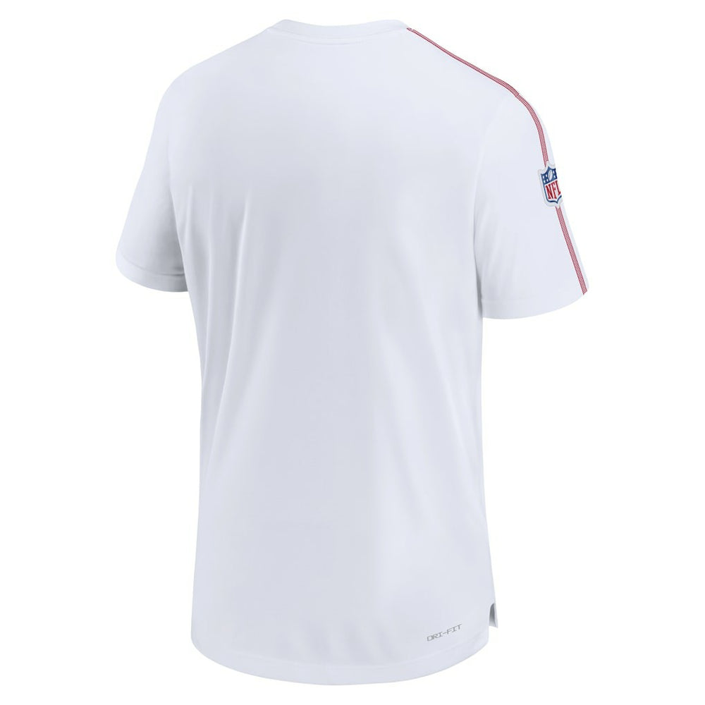 New York Giants Sideline Alternate Logo Coach Performance Top - White cheap