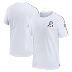 New England Patriots Sideline Alternate Logo Coach Performance Top - White discount