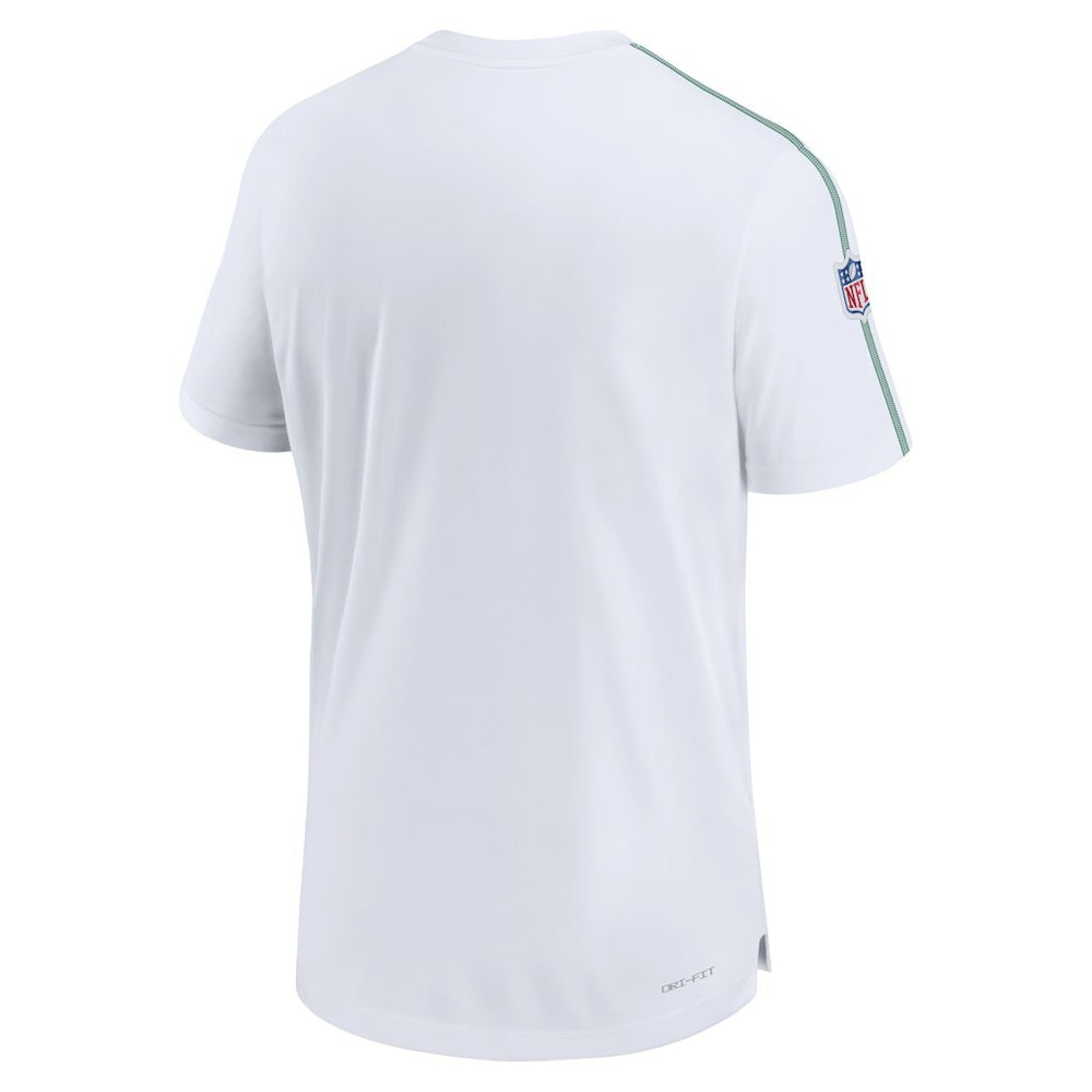 Philadelphia Eagles Sideline Alternate Logo Coach Performance Top - White online