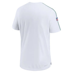 Philadelphia Eagles Sideline Alternate Logo Coach Performance Top - White online