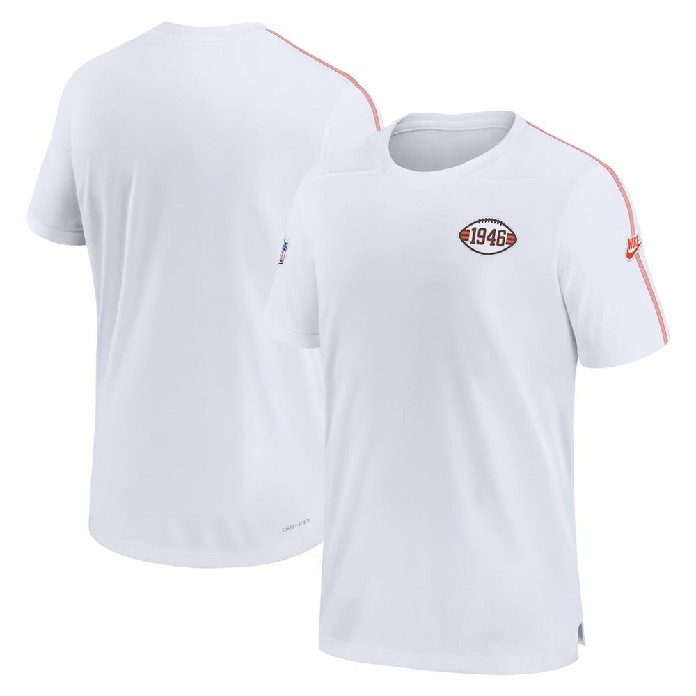 Cleveland Browns Sideline Alternate Logo Coach Performance T-Shirt - White online