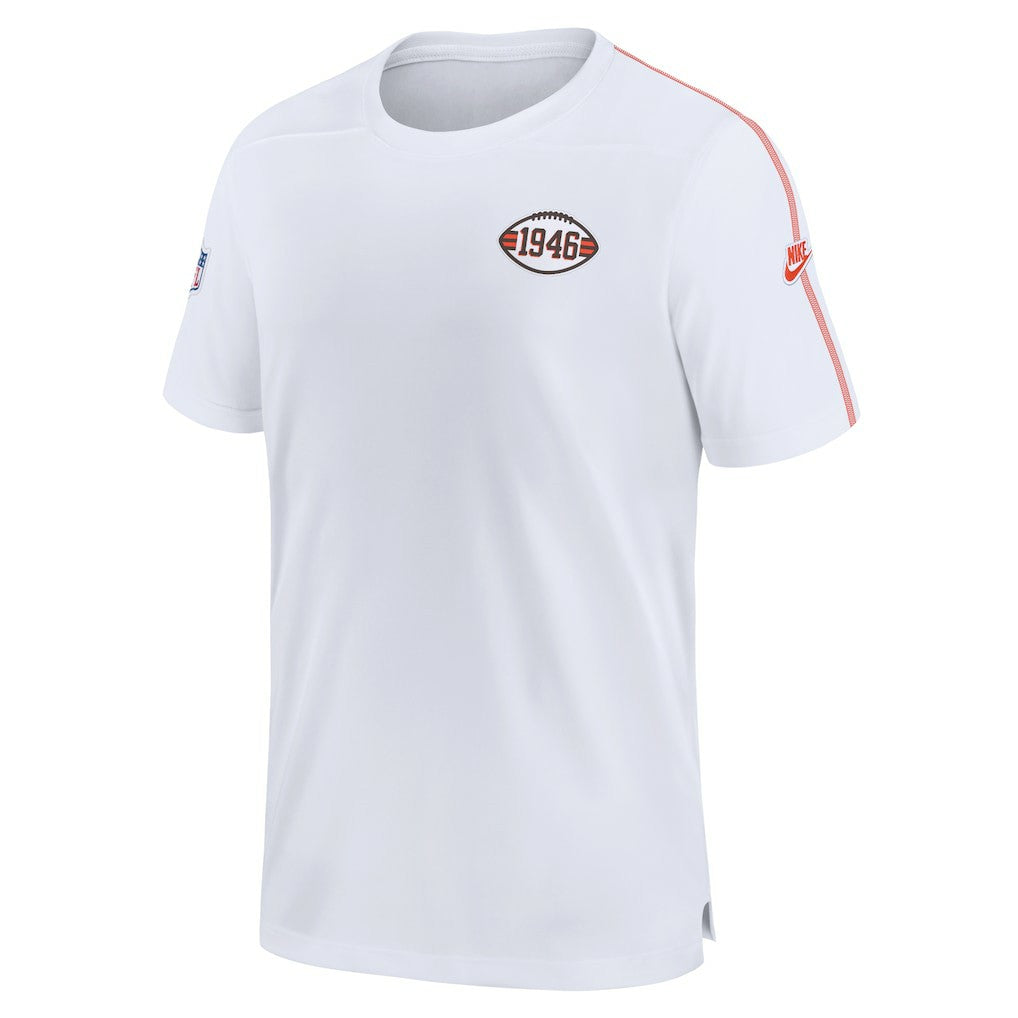 Cleveland Browns Sideline Alternate Logo Coach Performance T-Shirt - White online