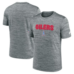 Tennessee Titans Sideline Velocity Throwback Logo Dri-FIT T-Shirt - Gray on sale