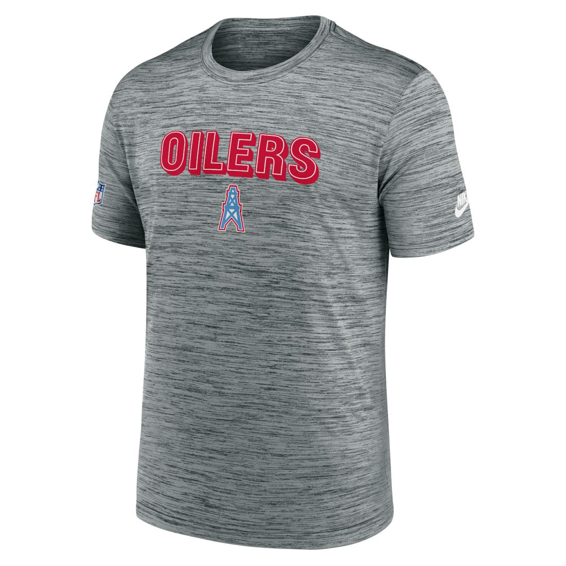 Tennessee Titans Sideline Velocity Throwback Logo Dri-FIT T-Shirt - Gray on sale