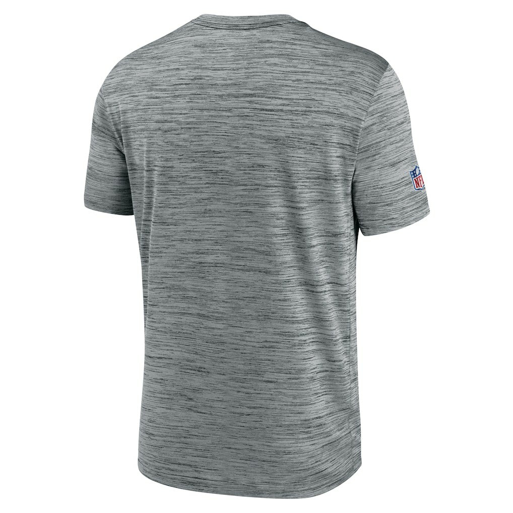 Philadelphia Eagles Sideline Velocity Throwback Logo Dri-FIT T-Shirt - Gray for sale