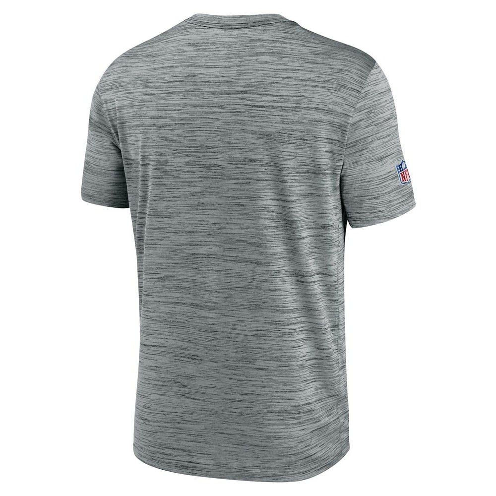 Philadelphia Eagles Sideline Velocity Throwback Logo Dri-FIT T-Shirt - Gray for sale