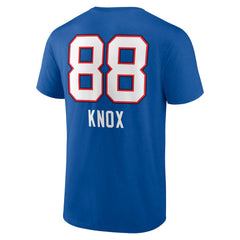 Dawson Knox Buffalo Bills Team Wordmark Player Name & Number T-Shirt - Royal outlet