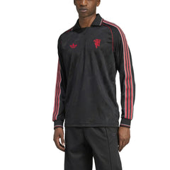 Manchester United Originals Lifestyler Long Sleeve Jersey - Black cheap