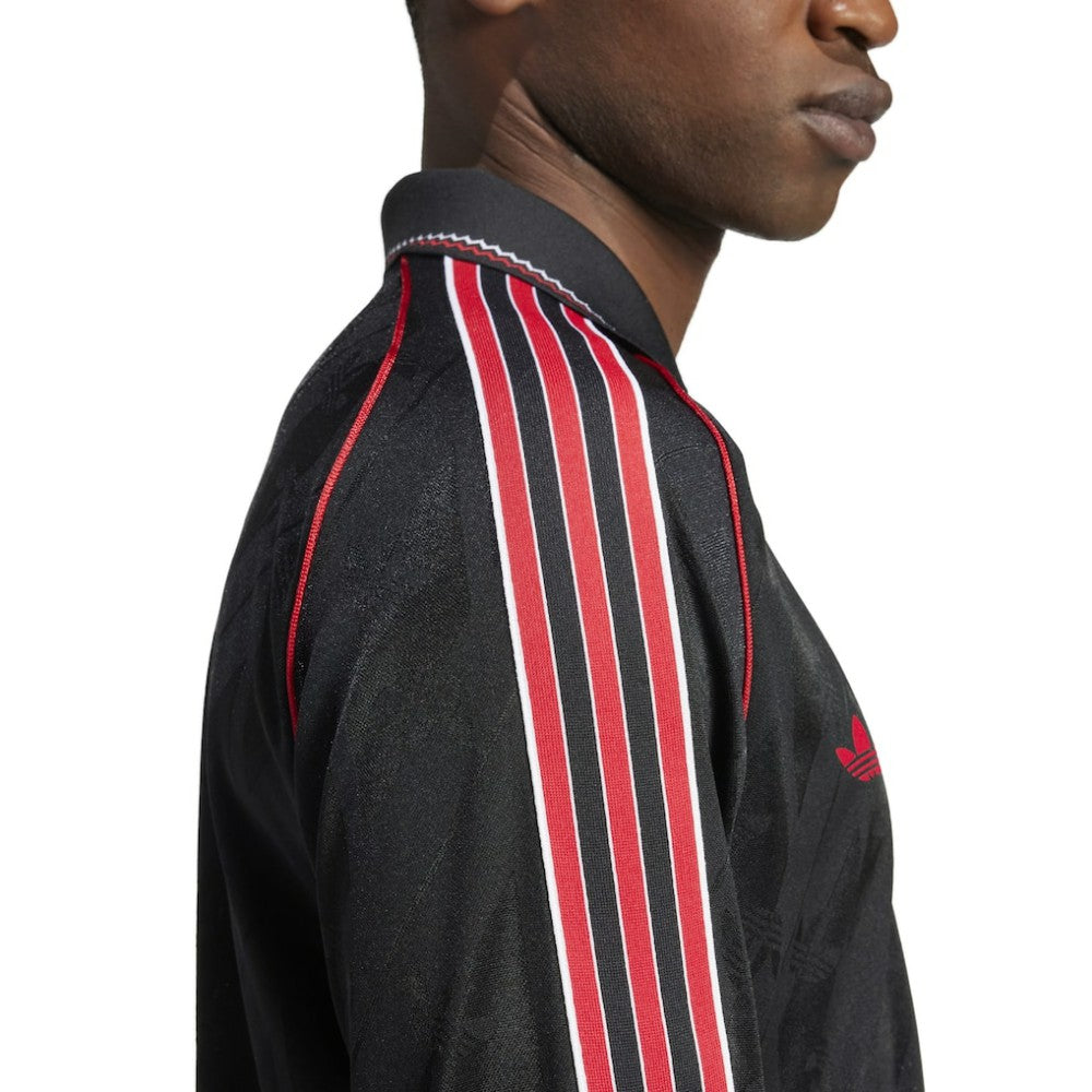 Manchester United Originals Lifestyler Long Sleeve Jersey - Black cheap