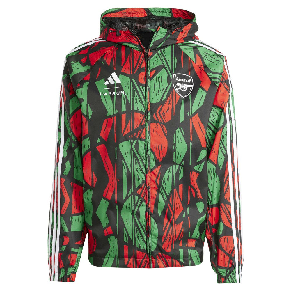Arsenal x Labrum London 2024/25 Seasonal Full-Zip Hoodie Windbreaker - Black sale