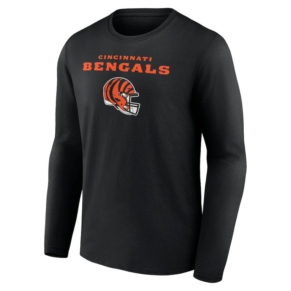 Cam Taylor-Britt Cincinnati Bengals Team Wordmark Player Name & Number Long Sleeve T-Shirt - Black online