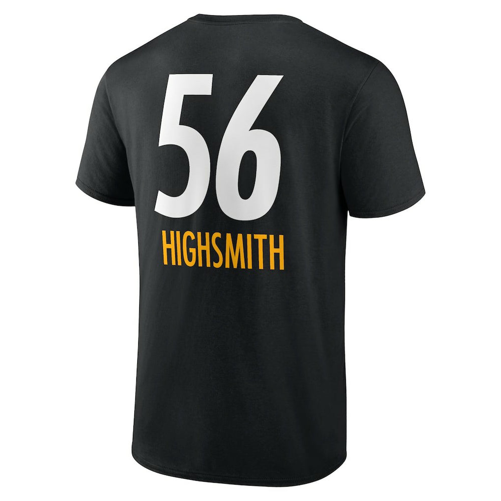 Alex Highsmith Pittsburgh Steelers Team Wordmark Player Name & Number T-Shirt - Black cheap