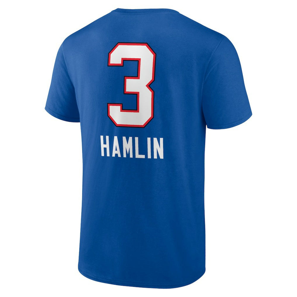 Damar Hamlin Buffalo Bills Team Wordmark Player Name & Number T-Shirt - Royal sale