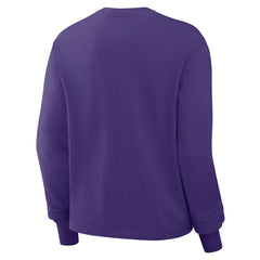 Minnesota Vikings Women's Boxy Long Sleeve T-Shirt - Purple for sale