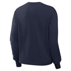 Dallas Cowboys Women's Boxy Long Sleeve T-Shirt - Navy cheap