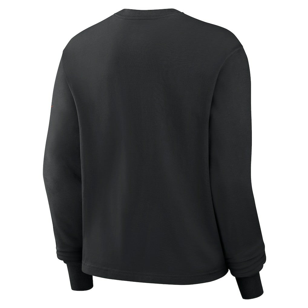 Cincinnati Bengals Women's Boxy Long Sleeve T-Shirt - Black sale