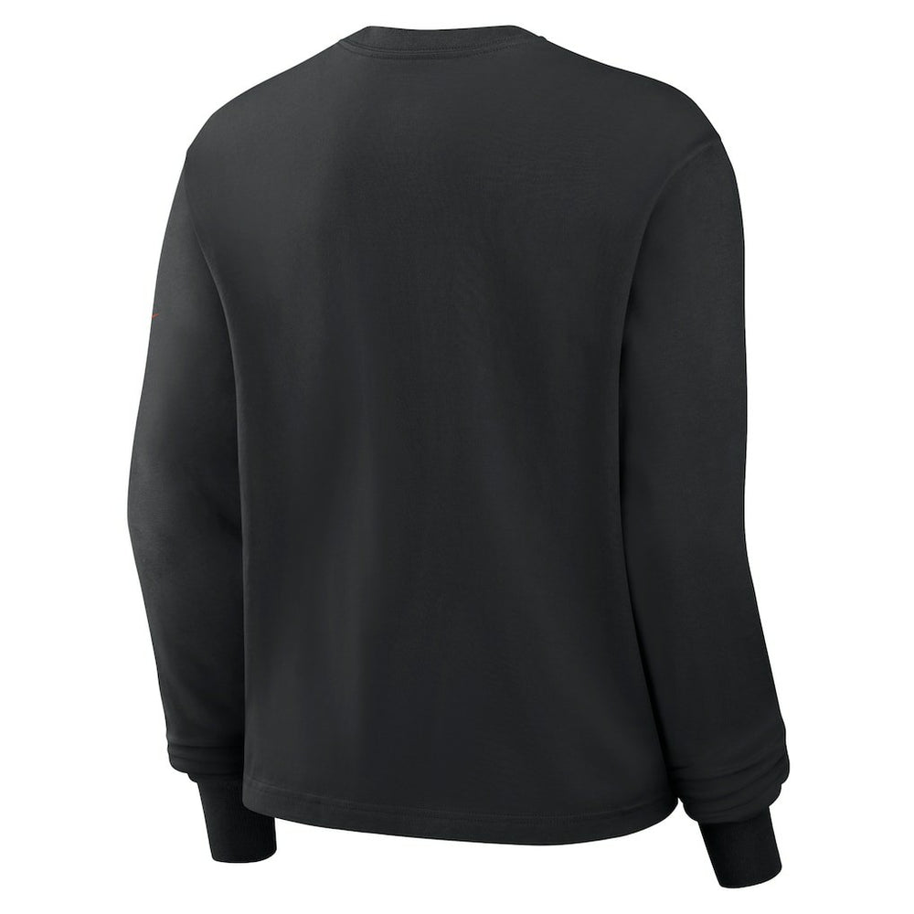 Cincinnati Bengals Women's Boxy Long Sleeve T-Shirt - Black sale