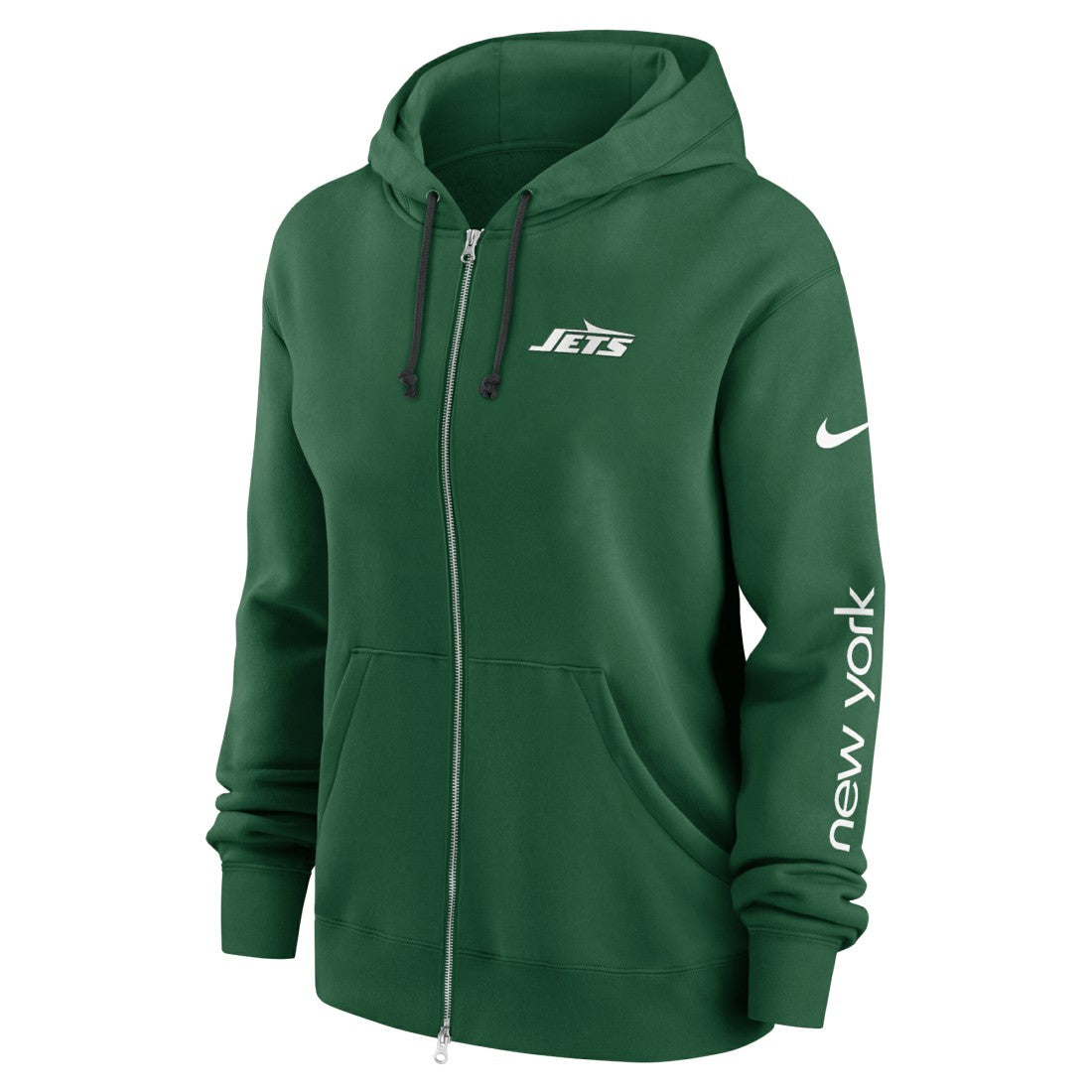 New York Jets Women's Phoenix Full-Zip Hoodie - Green discount