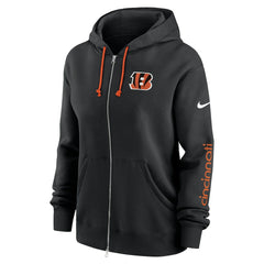 Cincinnati Bengals Women's Phoenix Full-Zip Hoodie - Black discount