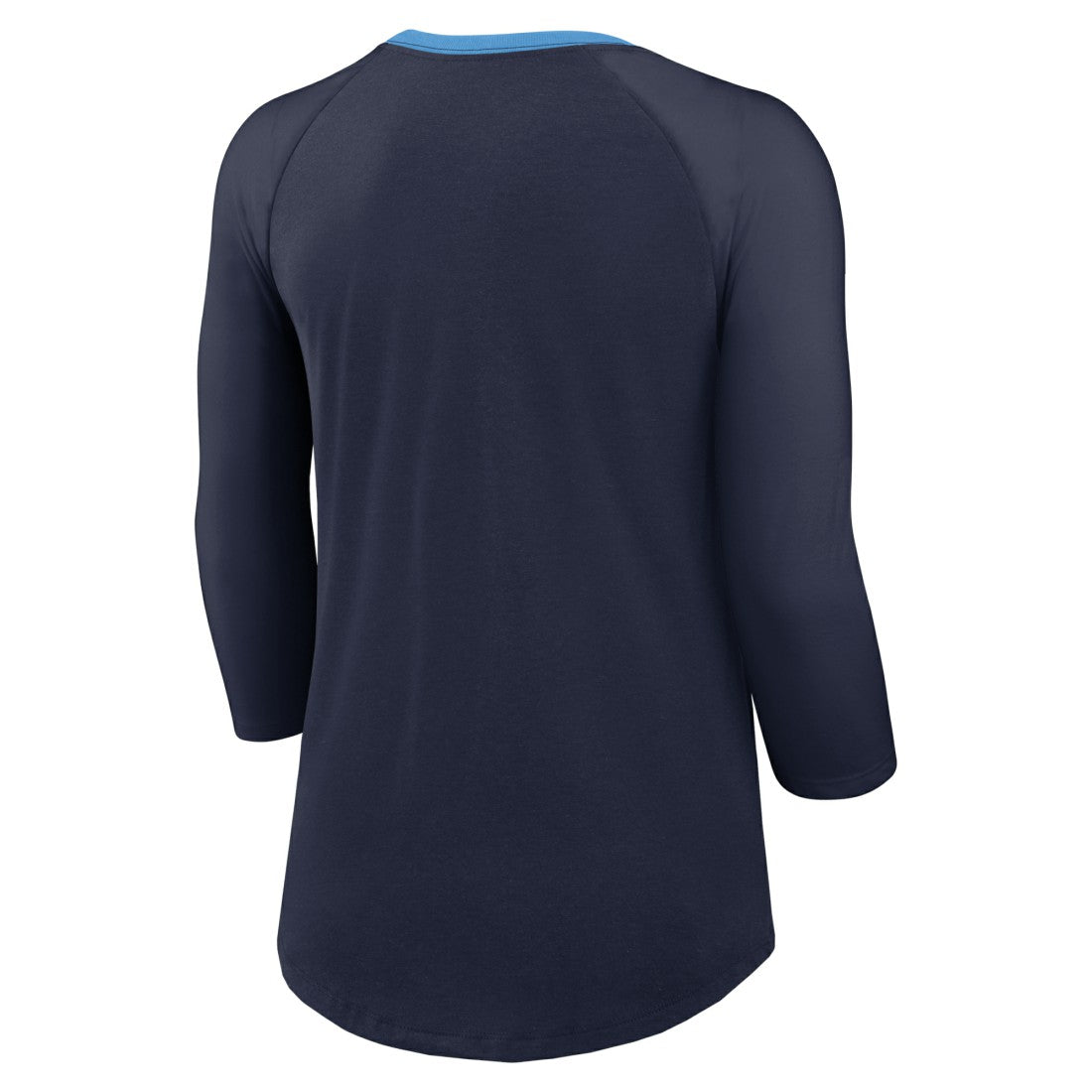 Tennessee Titans Women's 3/4 Sleeve Raglan Fashion Top - Navy discount