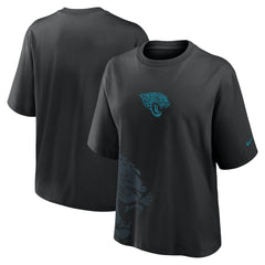 Jacksonville Jaguars Women's Boxy T-Shirt - Black for sale