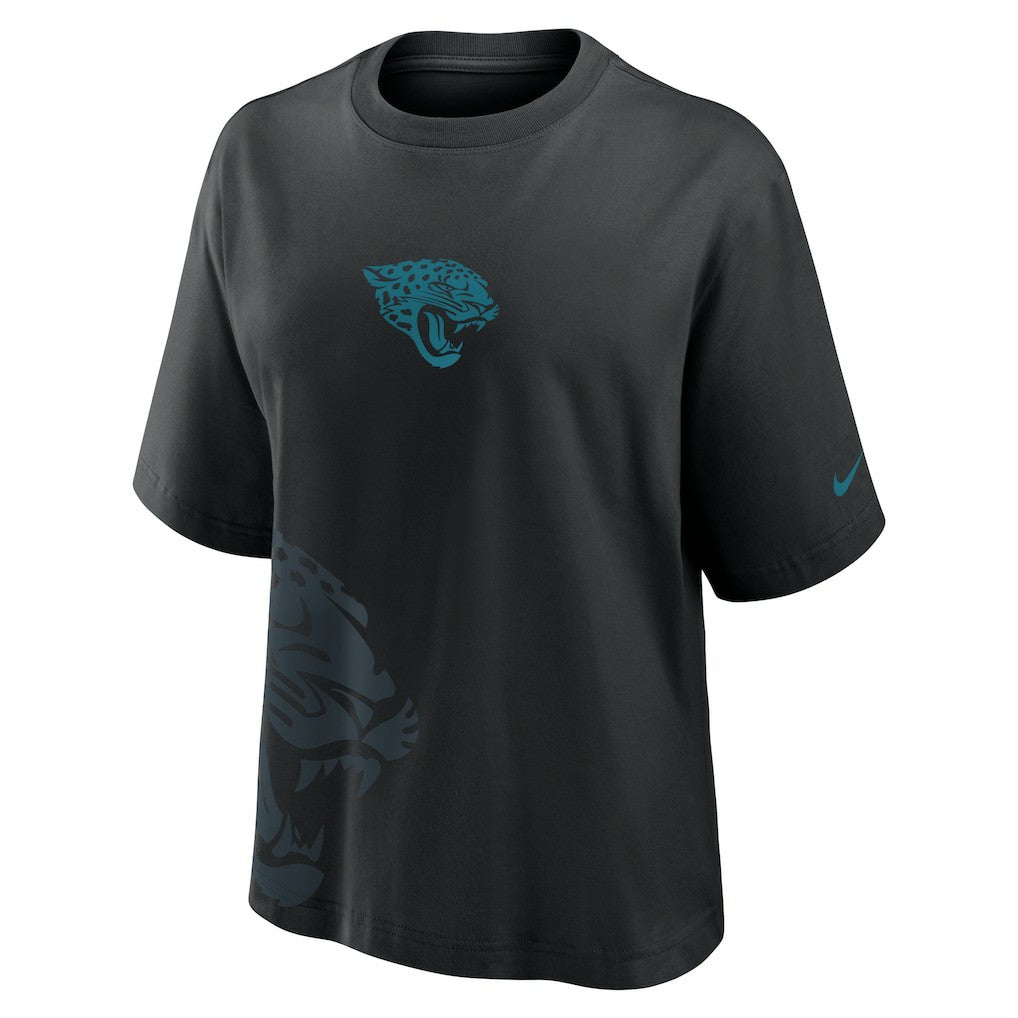 Jacksonville Jaguars Women's Boxy T-Shirt - Black for sale