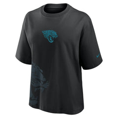 Jacksonville Jaguars Women's Boxy T-Shirt - Black for sale